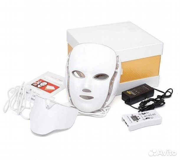 Светодиодная LED маска 7 цветов,для ухода за лицом