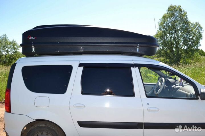 Автобокс на крышу Ветлан 1100 л на Hyundai Equus