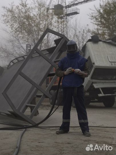 Пескоструйная очистка