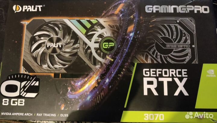 Видеокарта 8gb, RTX 3070