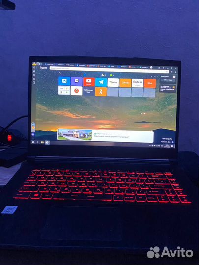 Игровой ноутбук msi gf65
