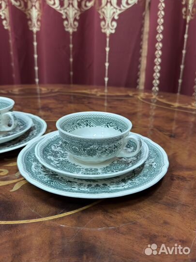 Чайное трио villeroy boch burgenland зеленый