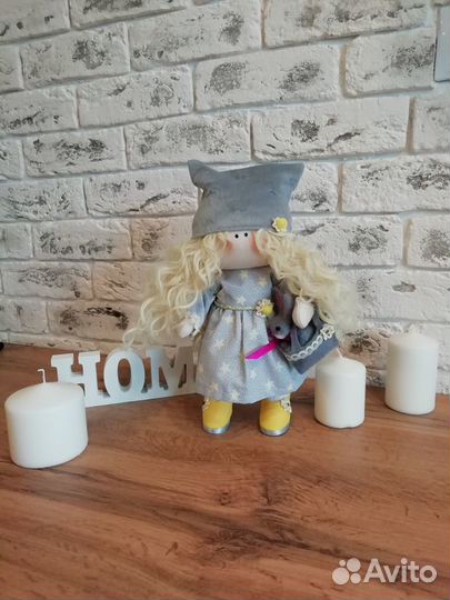 Интерьерная кукла ручной работы тильда