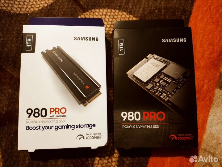 Запечатанные SSD samsung 980 pro 1tb