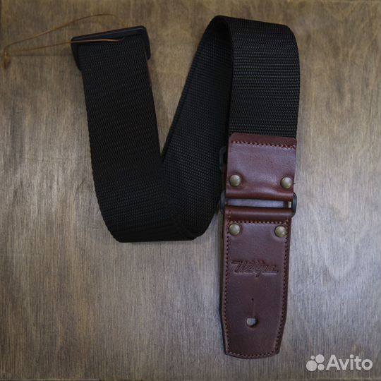 Ремень для гитары ручной работы Искра