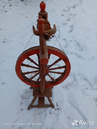 Прялка деревянная старинная