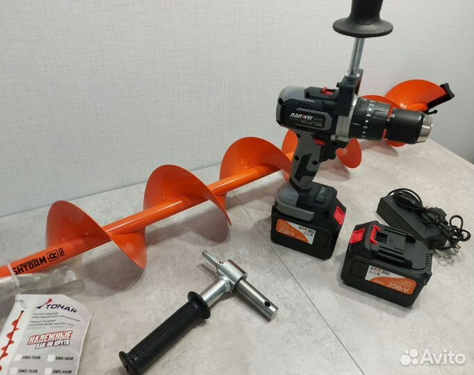 Шуруповерт Nanwei 150Nm 6Ah + Тонар Мотошторм 150