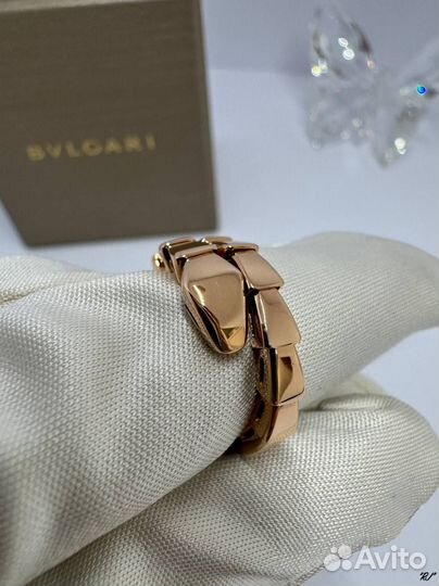 Кольцо женское bvlgari, без вставок