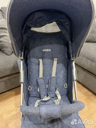 Прогулочная коляска Babyton Sport Blue melange