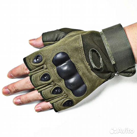 Перчатки тактические без пальцев