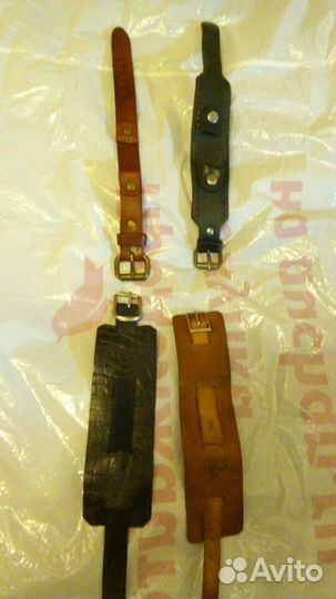 Ремни наручные СССР -Россия Кожа