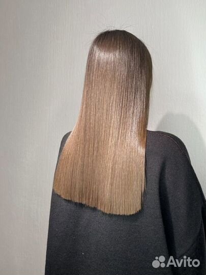 Гладкие волосы на год. Кератин. Модель