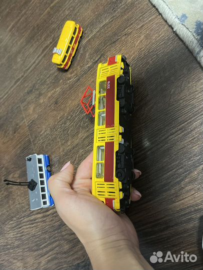 Набор транспорта металлического