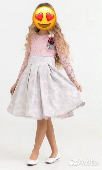 Платье для девочки 122-128