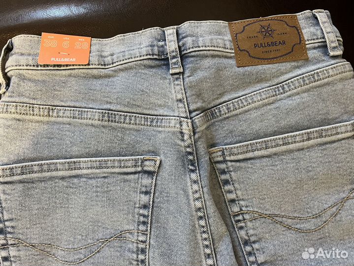 Джинсы pull and bear mom 38 eur