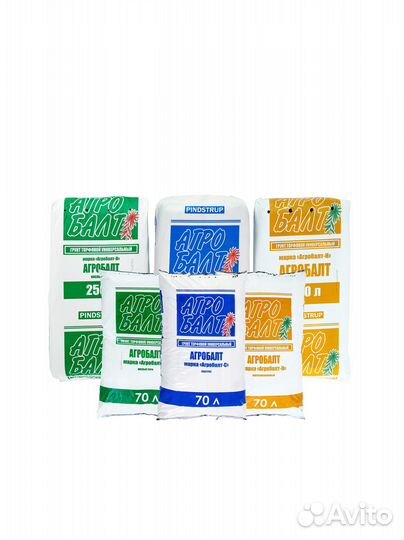 Торф Агробалт 250л Торф Кислый, Нейтрализованный