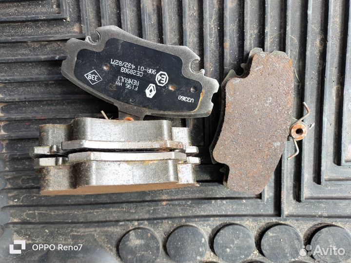 Тормозные колодки передние renault symbol (новые)