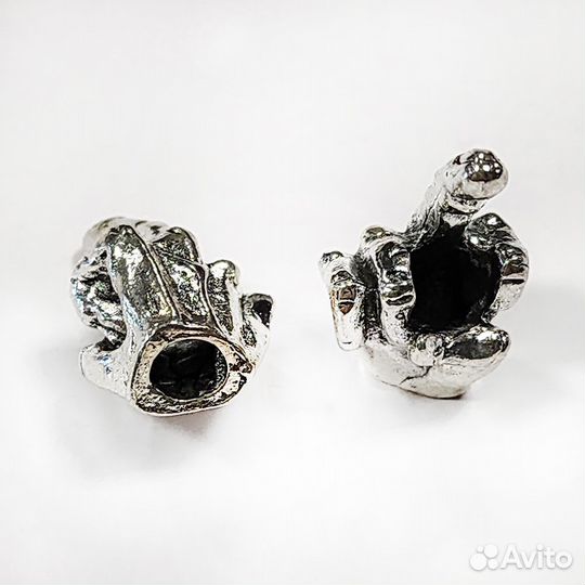 Бусина для темляка Поднятый средний палец (F.ck)