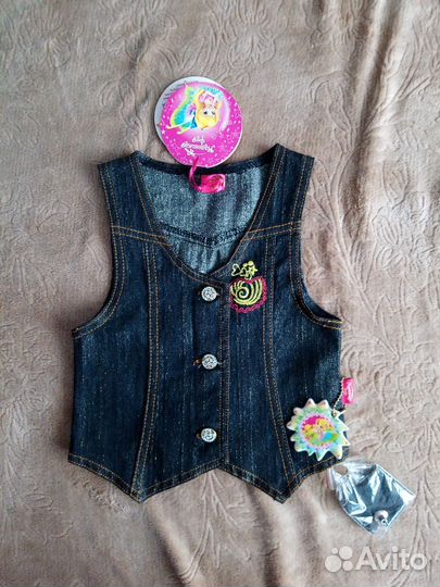 Жилет джинсовый для девочки