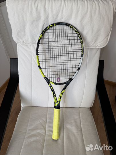 Ракетка Babolat pure aero 98, 2023. 3 ручка