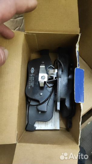 Колодки тормозные передние fiat doblo