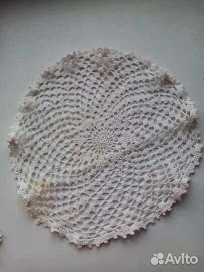 Салфетки вязаные кружево