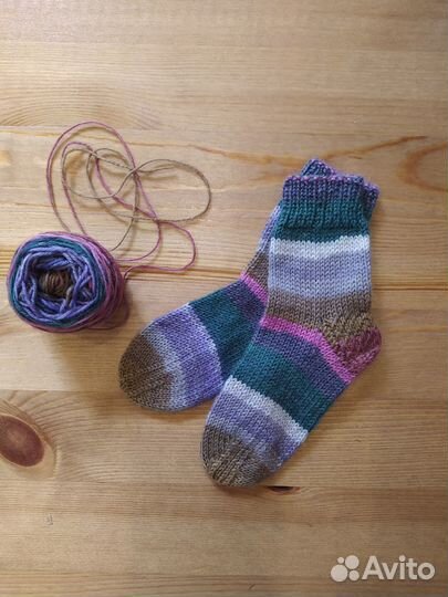 Носки вязаные детские ручной работы