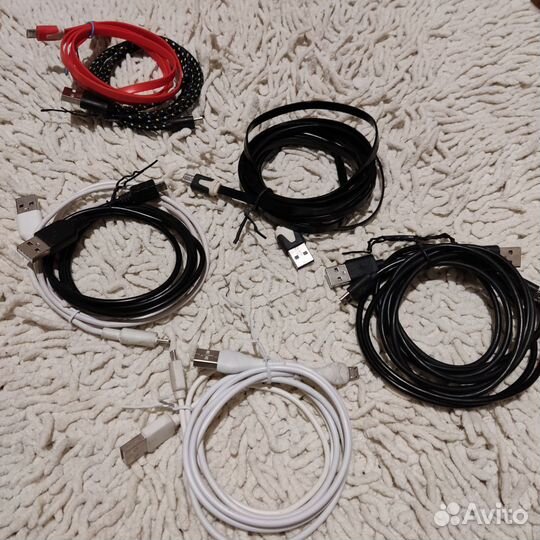 Кабели д/компьютера USB-mini, - micro, - BM разные