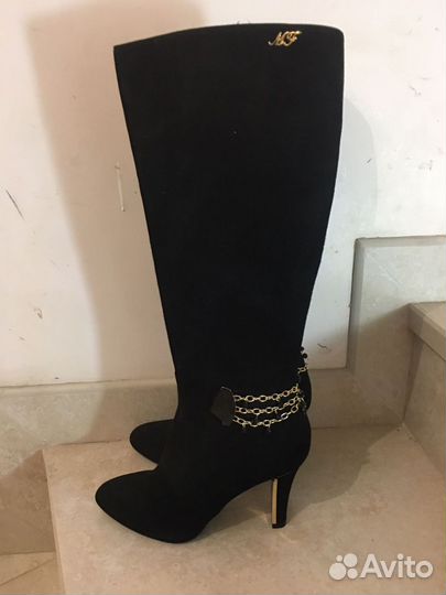 Сапоги 37 40 Marinа Fabiani новые еврозима замшев