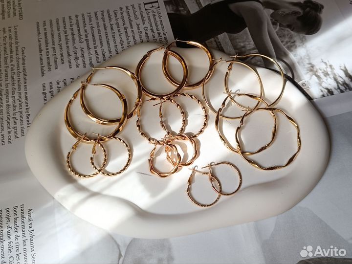 Серьги набор