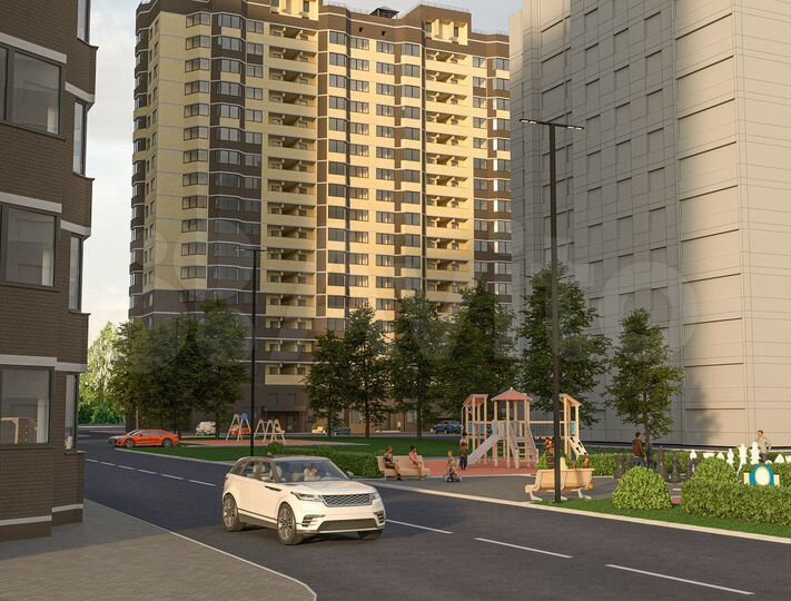 1-к. квартира, 39,2 м², 3/25 эт.