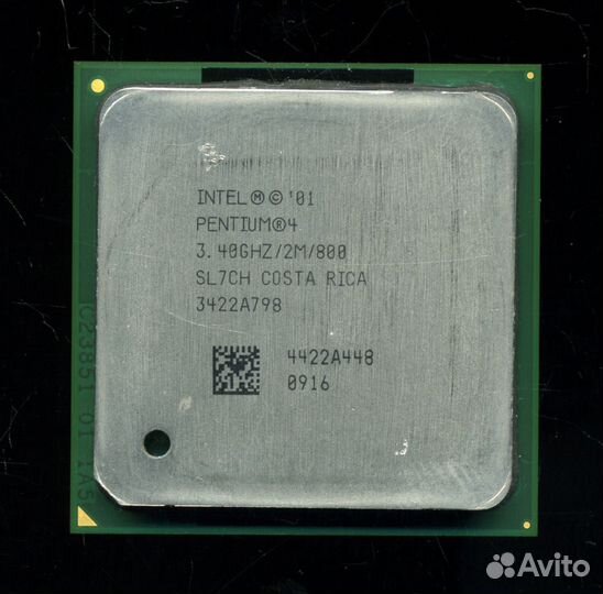 Процессор Pentium 4 Extreme Edition 3.4GHz SL7CH