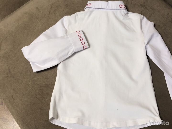 Блузка школьная на девочку белая