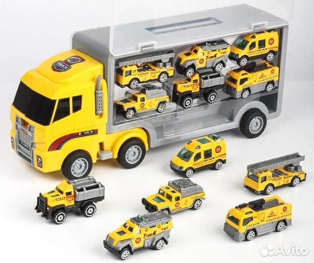 Игрушка автовоз с машинками