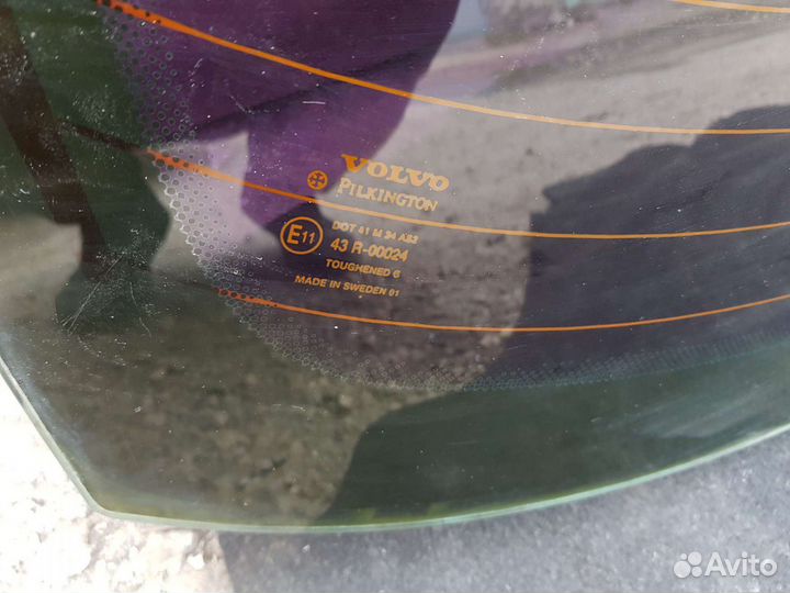 Стекло заднее Volvo s80