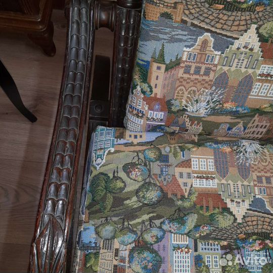 Антикварное кресло 19 век редкость