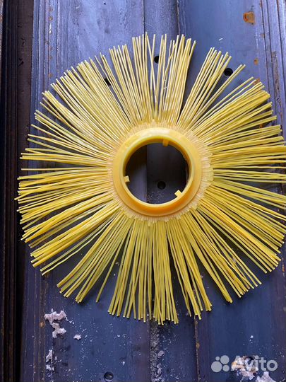 Диск щеточный D120х550мм без проставки (полипропилен первичка) желтый 3-фиксатора РФ в Камышине