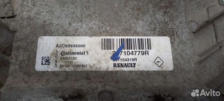 Блок управления двс Renault Logan 2 1.6 K7MA812