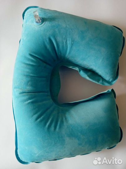 Подушка-флок для шеи надувная