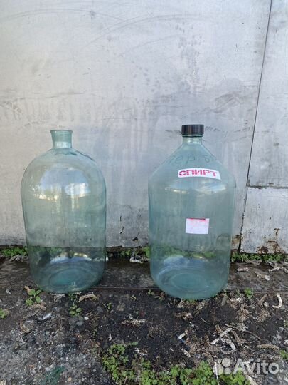 Бутыль стеклянный 20л