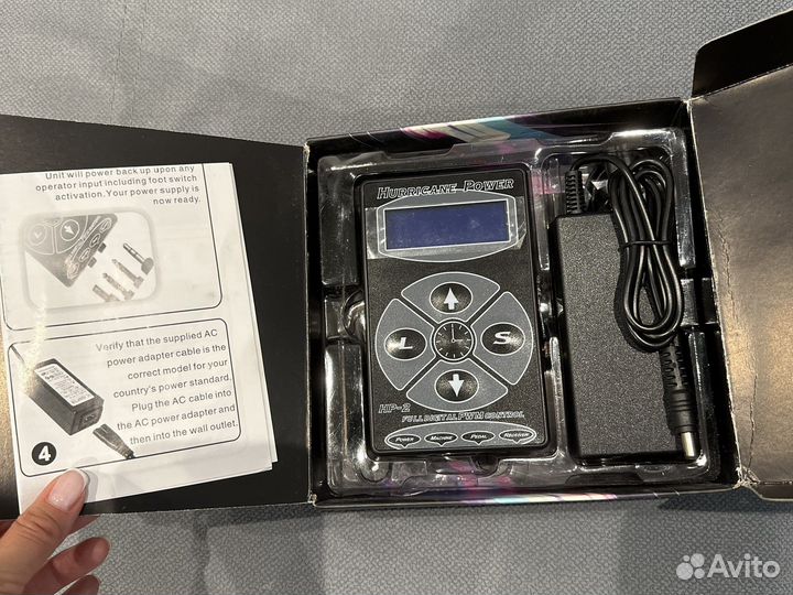 Блок питания для тату машинки с педалью