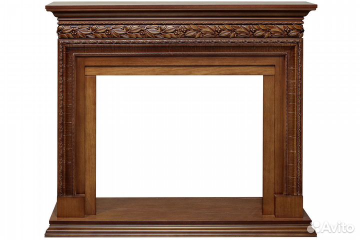 Каминокомплект Valletta - Орех с очагом Cavendish