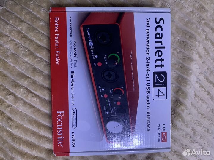 Звуковая карта focusrite scarlett 2i4 2nd