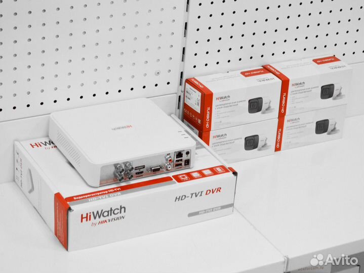 Наружные камеры HiWatch 2MP + регистратор