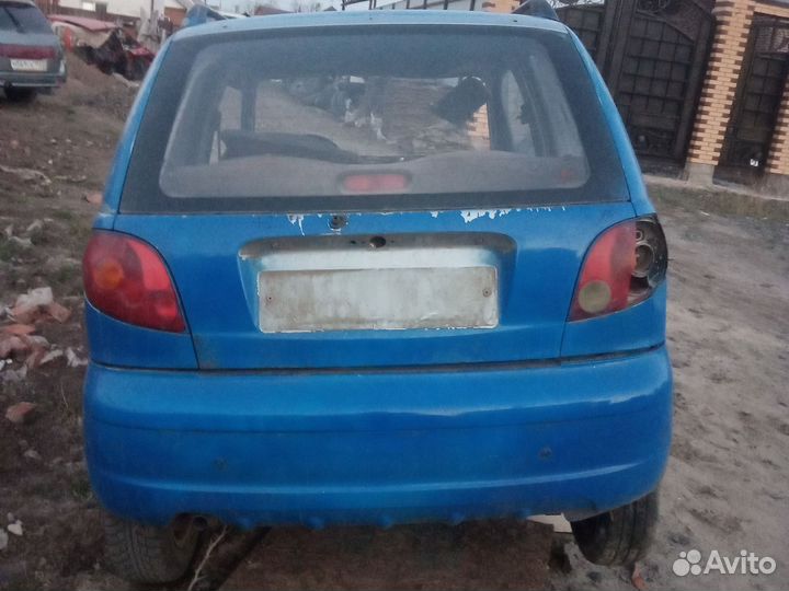 Задняя часть Део matiz