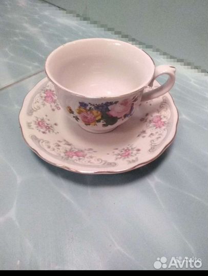 Чашка с блюдцем СССР