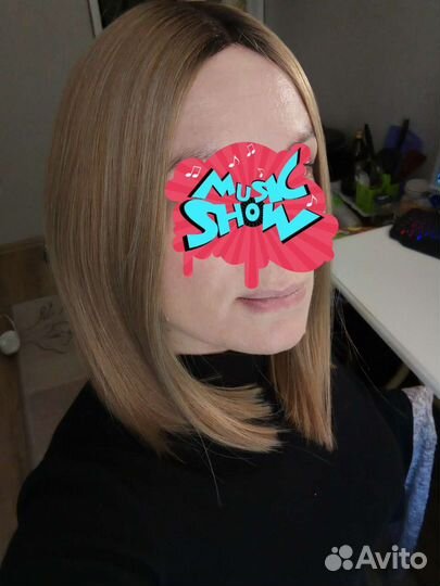 Парик на сетке облегчённый