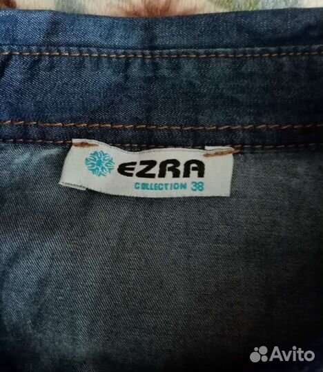 Рубашка-платье джинсовое 42-44 р