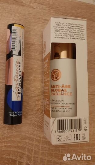 Yves Rocher эмульсия spf 30 и тушь