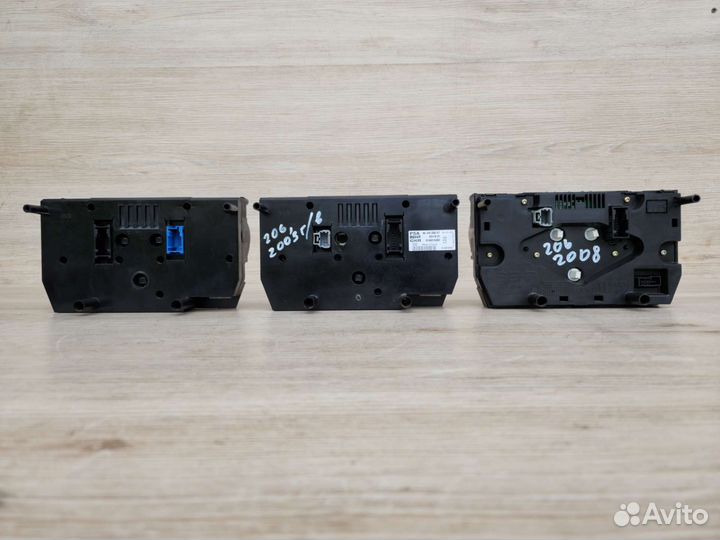 Блок управления климатом Peugeot 206